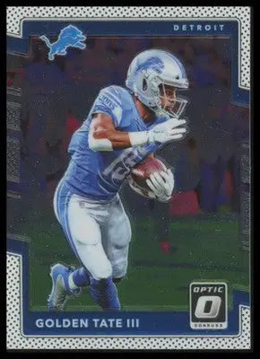 Golden Tate III 2017 Donruss Optic #55 Detroit Lions