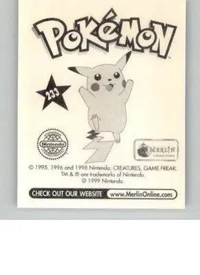 Golduck - 1999 Merlin Pokemon Stickers - #233 - Non_sport - Pokémon Card Single