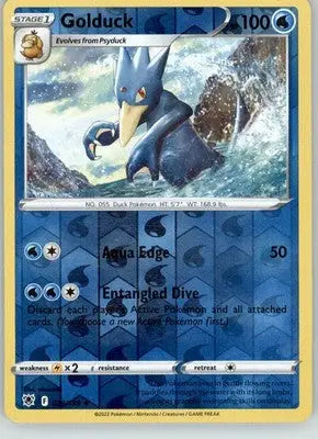 Golduck - Astral Radiance - 029/189 - Reverse Holo LP Pokemon - Pokémon Card Single