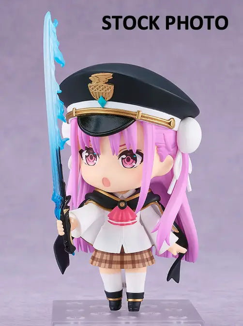 Anime-style figurine with sword from Good Smile Company Heaven Burns Red Nendoroid Tama Kunimi