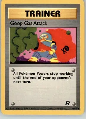 Goop Gas Attack - Team Rocket - 78/82 - Unlimited LP Pokemon - Pokémon Card Single