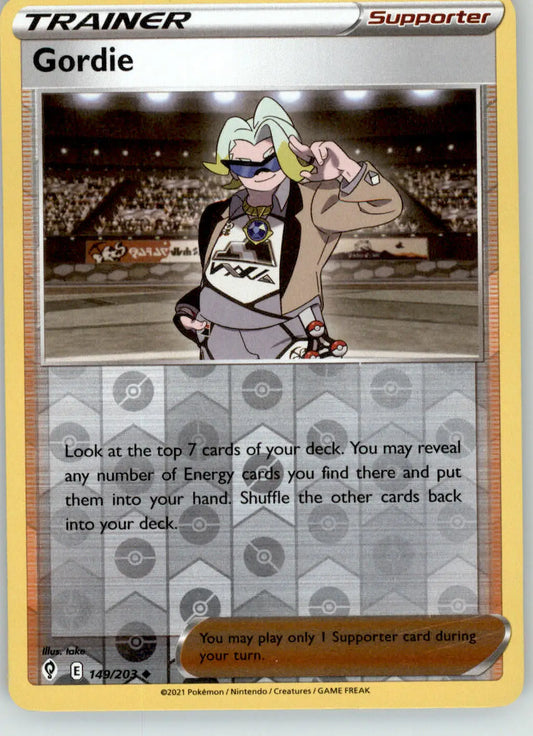 Gordie - Evolving Skies - 149/203 - Reverse Holo LP Pokemon - Pokémon Card Single