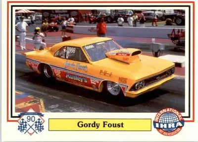 Gordy Foust - 1990 Checkered Flag IHRA - #38 - Racing - Racing Card Single