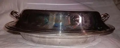GORHAM SILVER PLATE Oblong Covered Serving Dish 10.5’’X 7.5’’ As Shown in Pictures - Other