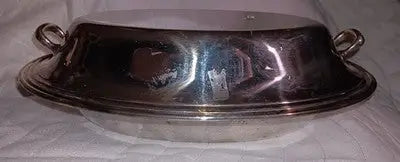 GORHAM SILVER PLATE Oblong Covered Serving Dish 10.5’’X 7.5’’ As Shown in Pictures - Other
