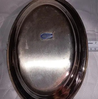 GORHAM SILVER PLATE Oblong Covered Serving Dish 10.5’’X 7.5’’ As Shown in Pictures - Other