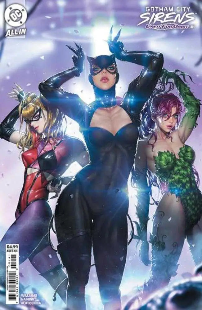 Gotham City Sirens comic book cover from Gotham City Sirens Unfit For Orbit #1