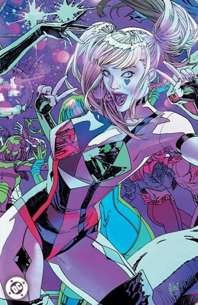 Comic book cover featuring Harley Quinn from Gotham City Sirens Unfit For Orbit #2