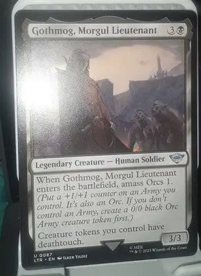 Gothmog Morgul Lieutenant #87 (NM) Lord of the Rings LOTR Magic MTG Reg UC - Magic Card Single