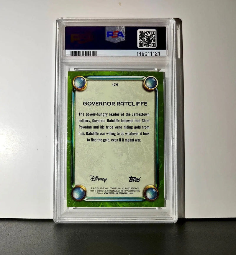 Governor Ratcliffe 2025 Topps Disney #179 Card Pocahontas PSA 8 NM-MT - Non-Sports Card Single