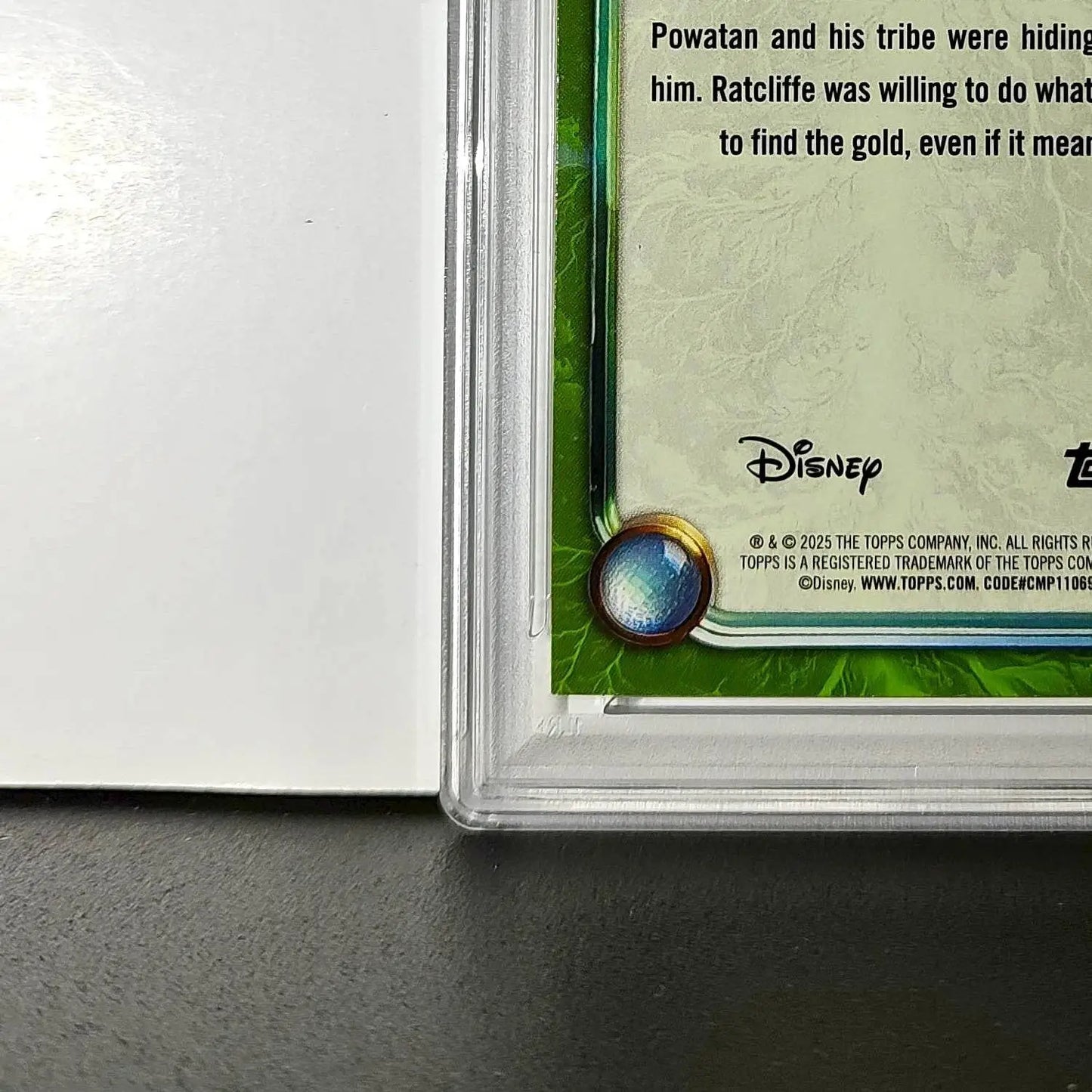 Governor Ratcliffe 2025 Topps Disney #179 Card Pocahontas PSA 8 NM-MT - Non-Sports Card Single