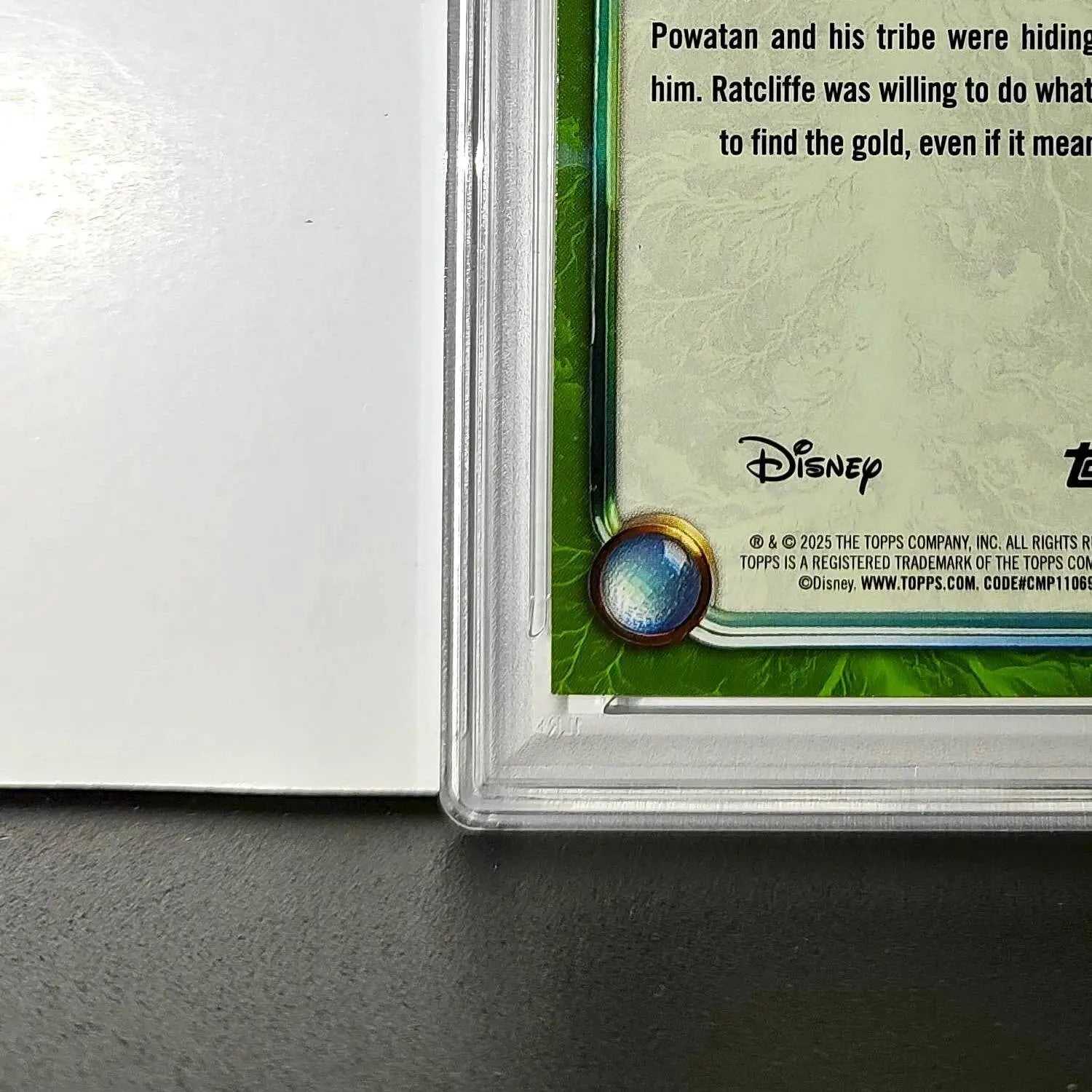Governor Ratcliffe 2025 Topps Disney #179 Card Pocahontas PSA 8 NM-MT - Non-Sports Card Single