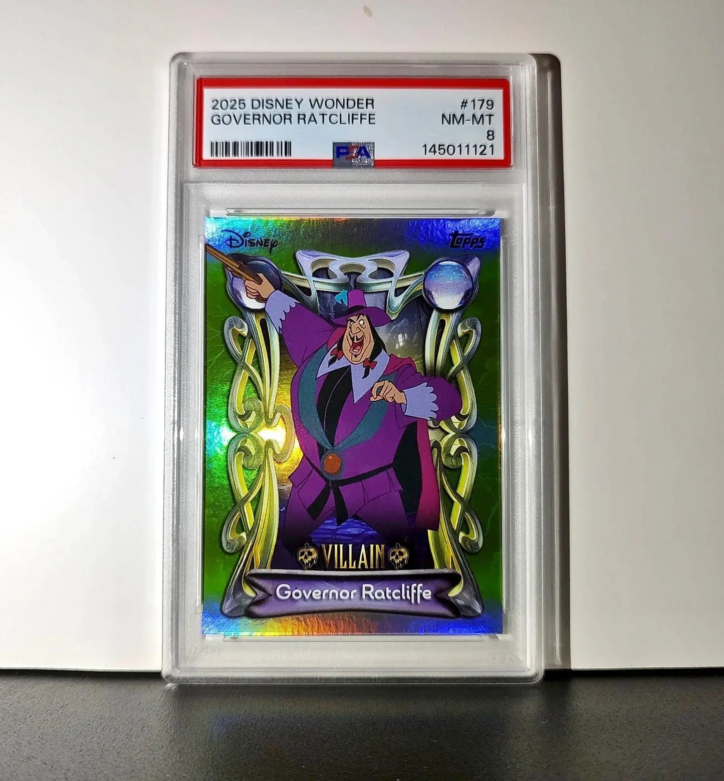 Governor Ratcliffe 2025 Topps Disney #179 Card Pocahontas PSA 8 NM-MT - Non-Sports Card Single
