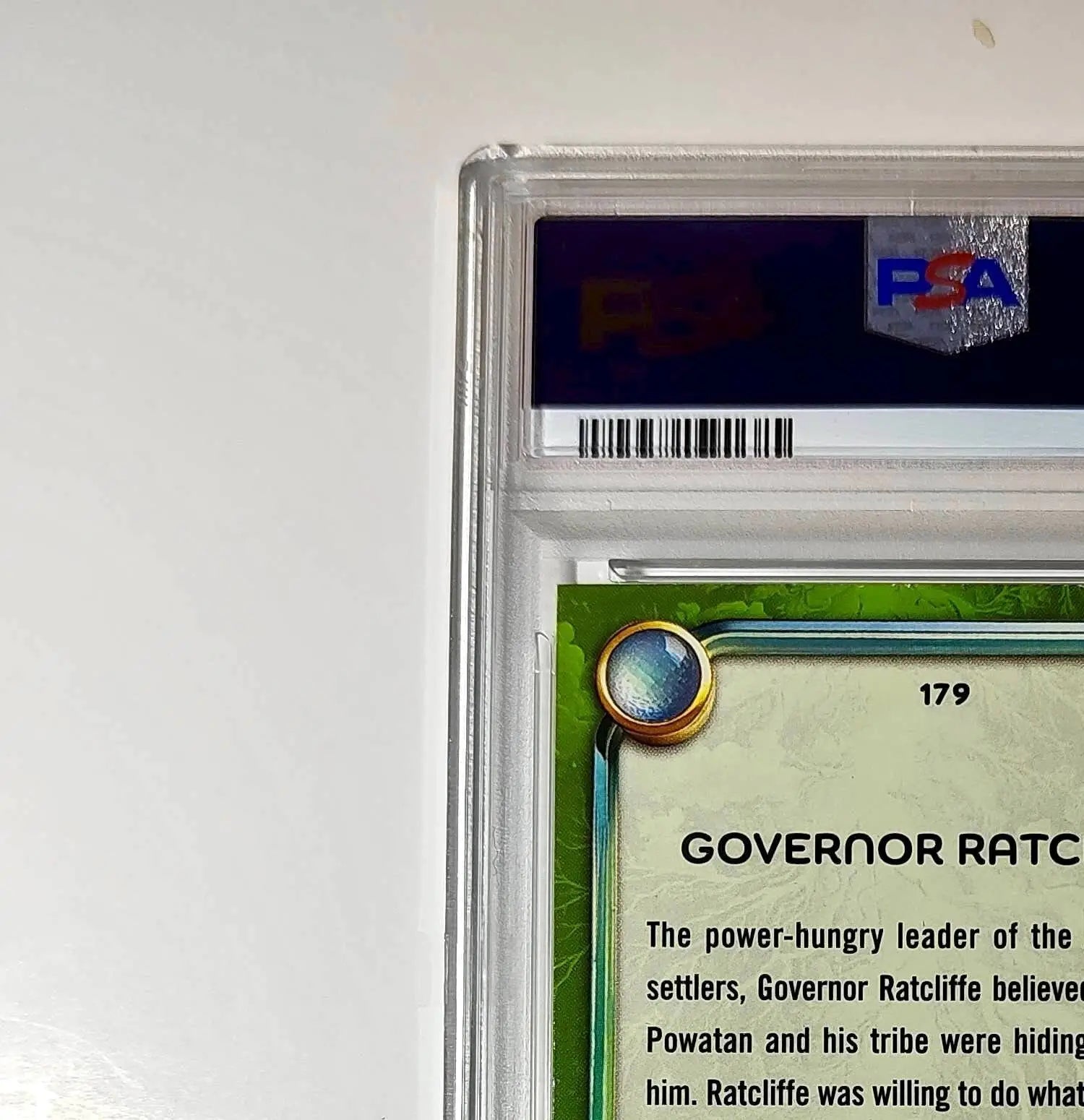 Governor Ratcliffe 2025 Topps Disney #179 Card Pocahontas PSA 8 NM-MT - Non-Sports Card Single