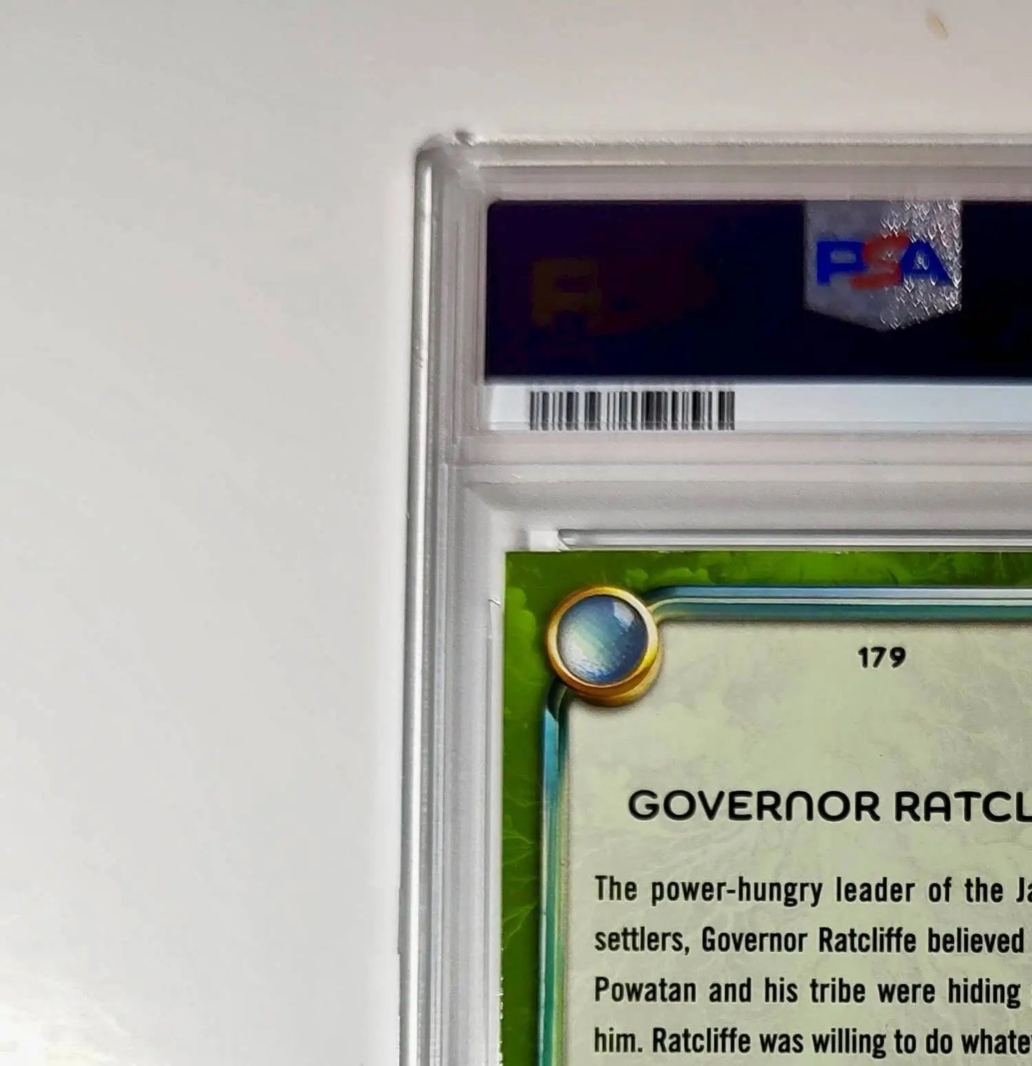 Governor Ratcliffe 2025 Topps Disney Wonder #179 Card Pocahontas PSA 8 - Non-Sports Card Single