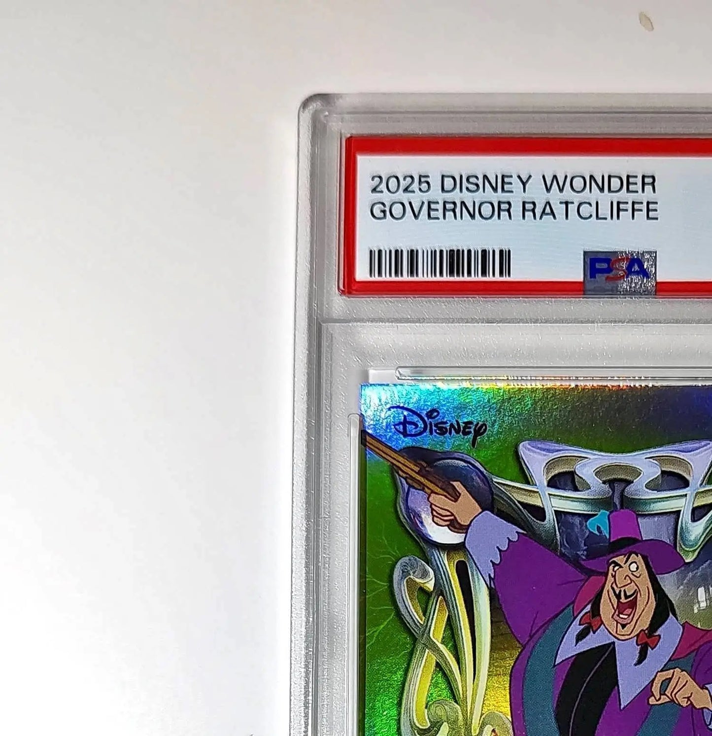 Governor Ratcliffe 2025 Topps Disney Wonder #179 Card Pocahontas PSA 8 - Non-Sports Card Single