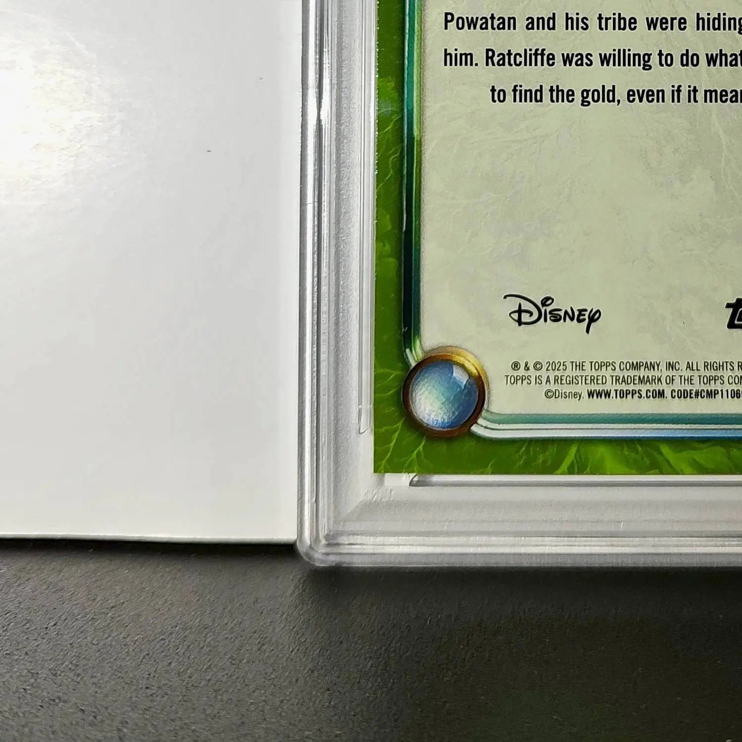 Governor Ratcliffe 2025 Topps Disney Wonder #179 Card Pocahontas PSA 10 - Non-Sports Card Single