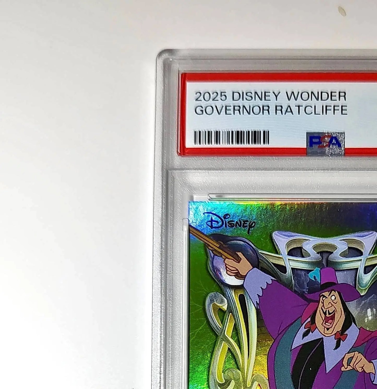 Governor Ratcliffe 2025 Topps Disney Wonder #179 Card Pocahontas PSA 10 - Non-Sports Card Single