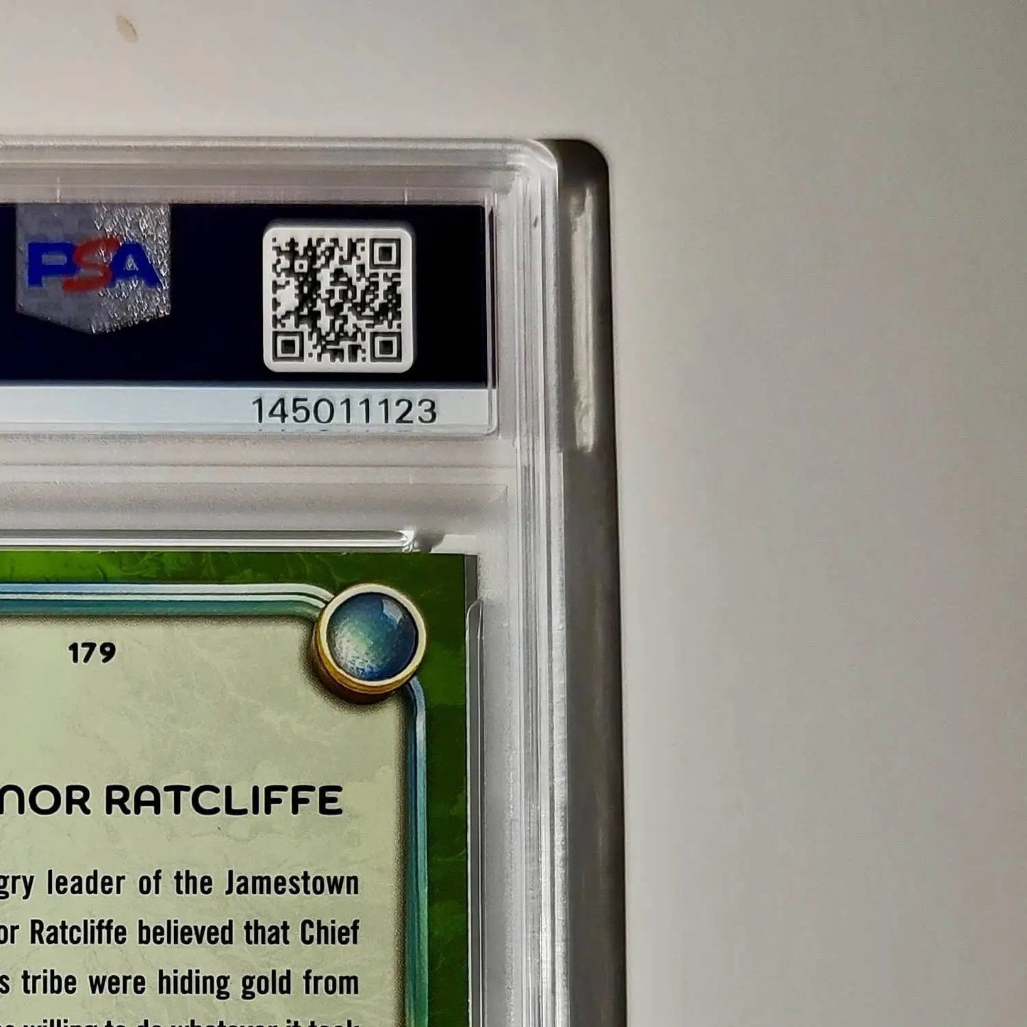 Governor Ratcliffe 2025 Topps Disney Wonder #179 Card Pocahontas PSA 10 - Non-Sports Card Single