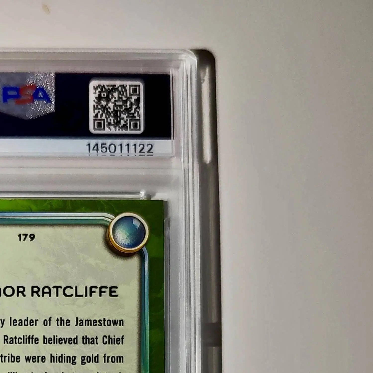 Governor Ratcliffe 2025 Topps Disney Wonder #179 Card Pocahontas PSA 8 - Non-Sports Card Single