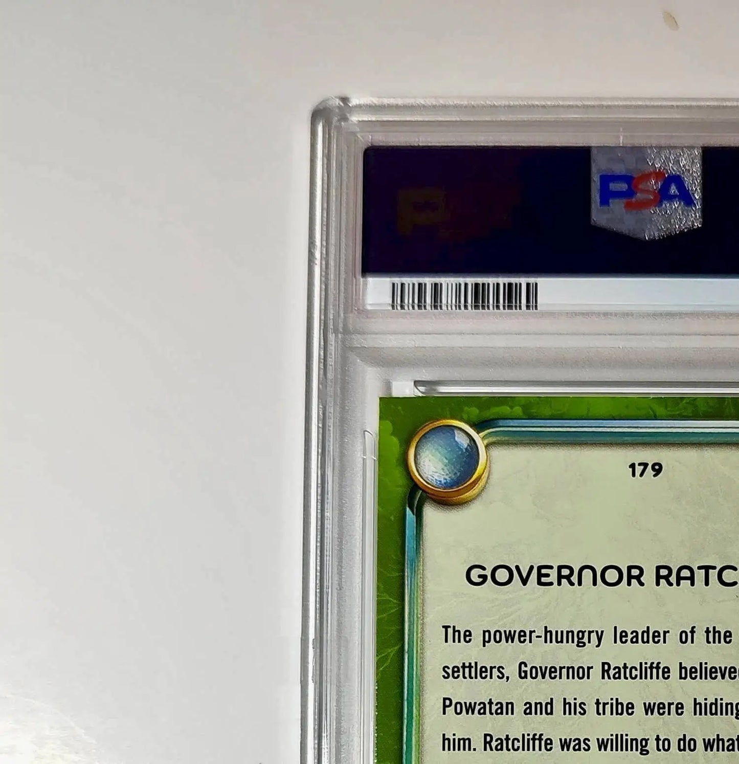 Governor Ratcliffe 2025 Topps Disney Wonder #179 Card Pocahontas PSA 10 - Non-Sports Card Single