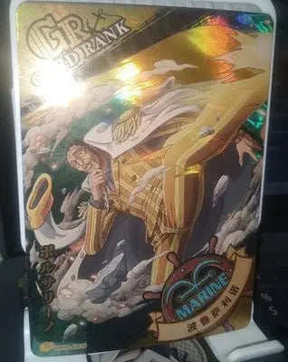 GR Borsalino Kizaru One Piece Foil Trading Card Anime Op01-GR26 Pee-Owned - One Piece Card Single