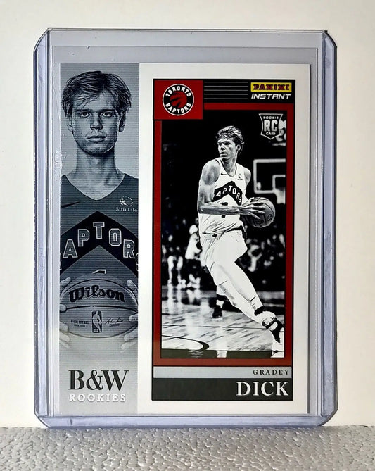 Gradey Dick 2023-24 Panini NBA #22 Black and White Rookies Card 1/326 - Basketball Card Single