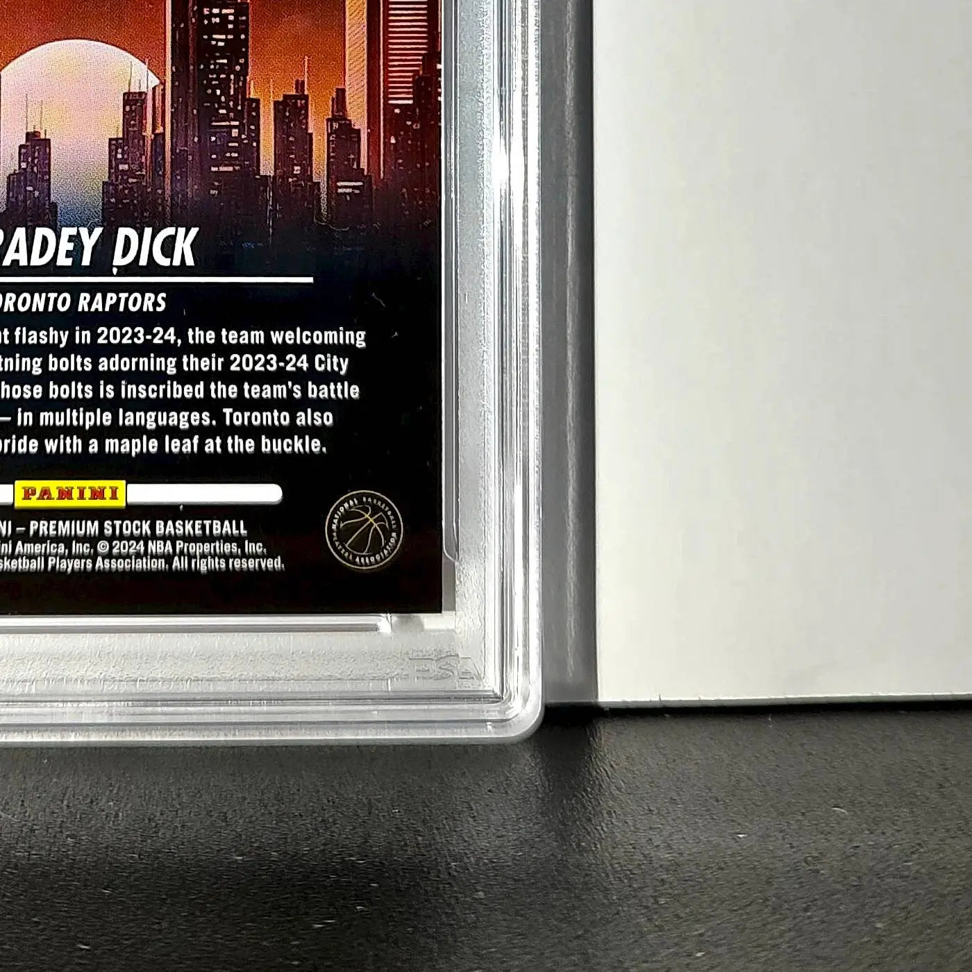 Gradey Dick 2023 Panini Hoops Premium City Edition #6 Red Disco Prizm PSA 10 Gem - Basketball Card Single
