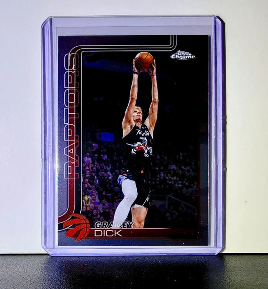 Gradey Dick 2025-26 NBA Topps Chrome Update #97 Basketball Card Toronto Raptors - Basketball Card Single