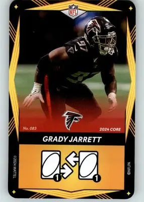 Grady Jarrett - 2024 UNO Elite Core Edition - Yellow - #083 - Football - Football Card Single