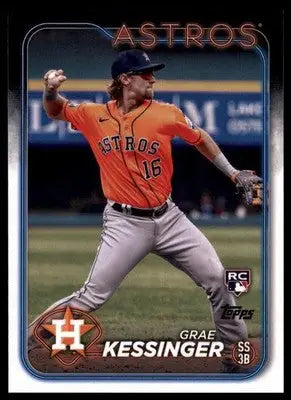 Grae Kessinger Rookie 2024 Topps #226 Houston Astros - Baseball Card Single