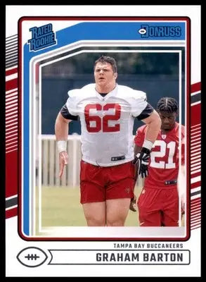 Graham Barton Rookie 2024 Donruss #380 Tampa Bay Buccaneers