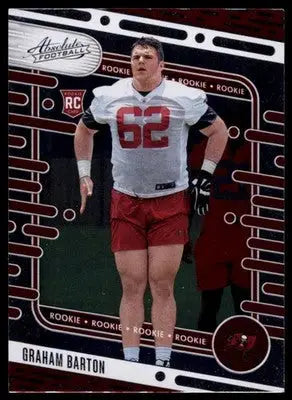 Graham Barton Rookie 2024 Panini Absolute Retail #126 Tampa Bay Buccaneers - Football Card Single