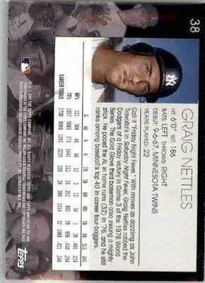 Graig Nettles - 2001 Topps American Pie - #38 - Baseball - Baseball Card Single