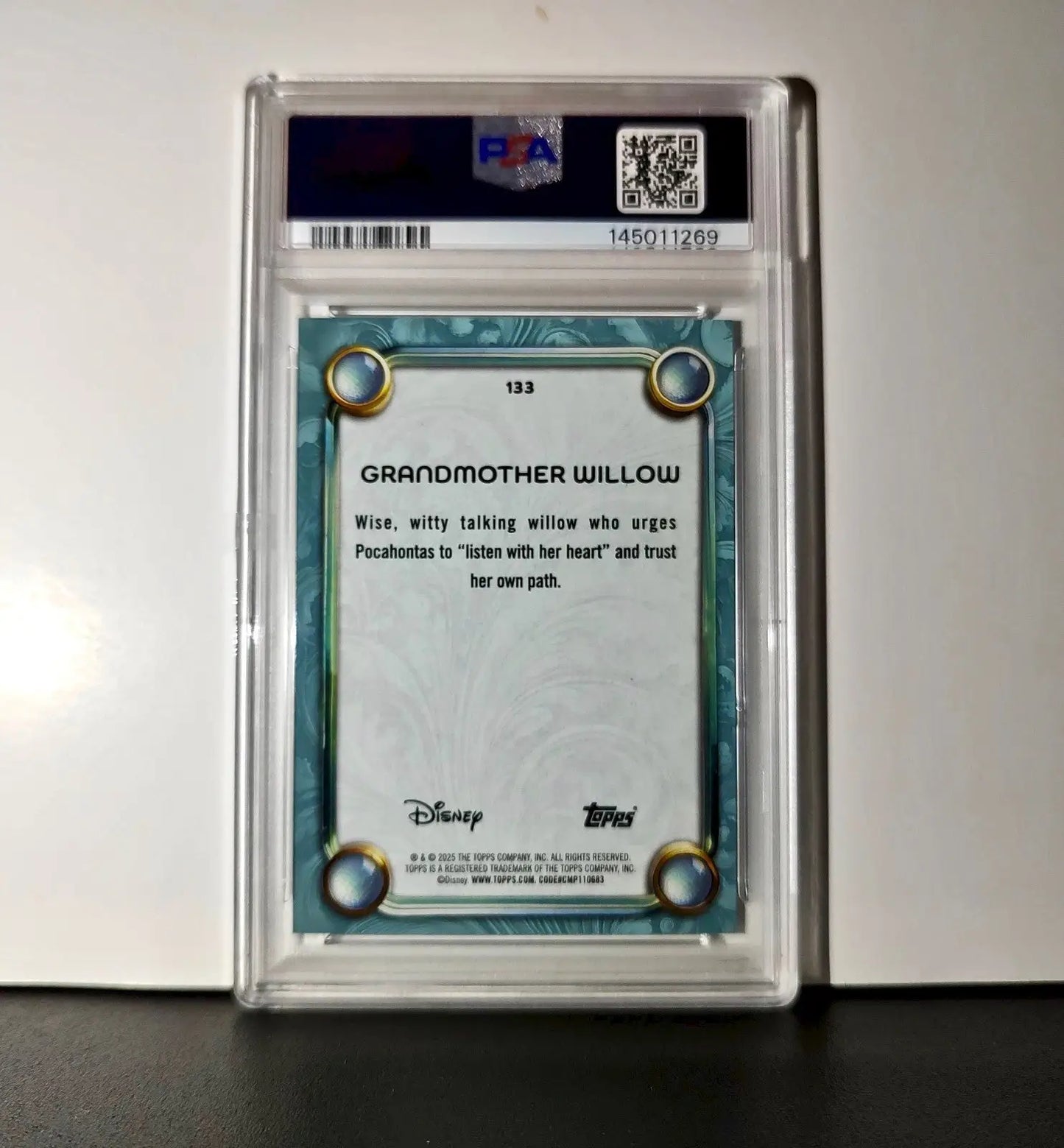 Grandmother Willow 2025 Topps Disney Wonder #133 Diamond Card Pocahontas PSA 9 - Non-Sports Card Single