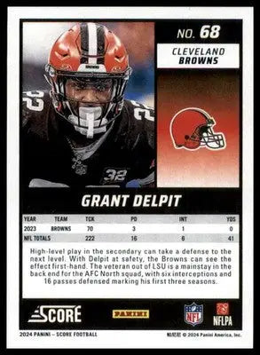 Grant Delpit 2024 Score #68 Cleveland Browns