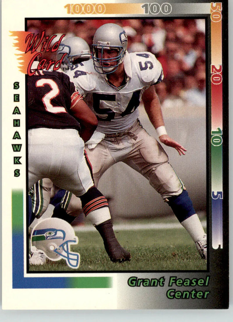 Grant Feasel - 1992 Wild Card - #222 - Football - Football Card Single