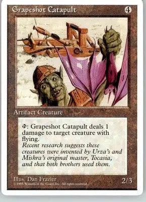 Grapeshot Catapult - Fourth Edition ALTERNATE - LP Magic: The Gathering - Magic Card Single