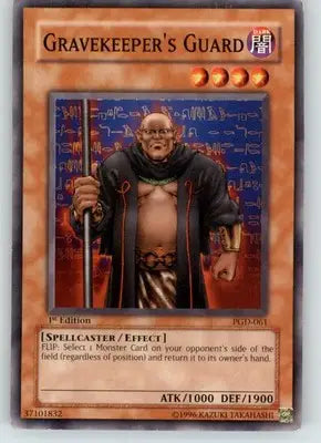 Gravekeeper’s Guard - Pharaonic Guardian - PGD-061 - Lightly Played - Yu-Gi-Oh! Card Single
