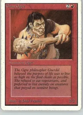 Gray Ogre - Unlimited Edition - HP Magic: The Gathering - Magic Card Single