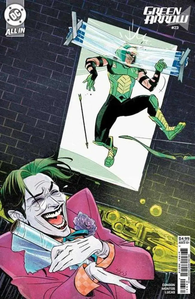 Green Arrow Comic Book Cover C Annie Wu April Fools Card Stock Variant