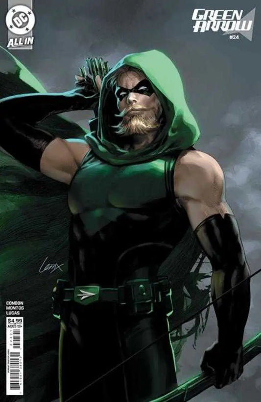 Green Arrow comic book Cover B Lesley Leirix Li variant featuring vibrant artwork