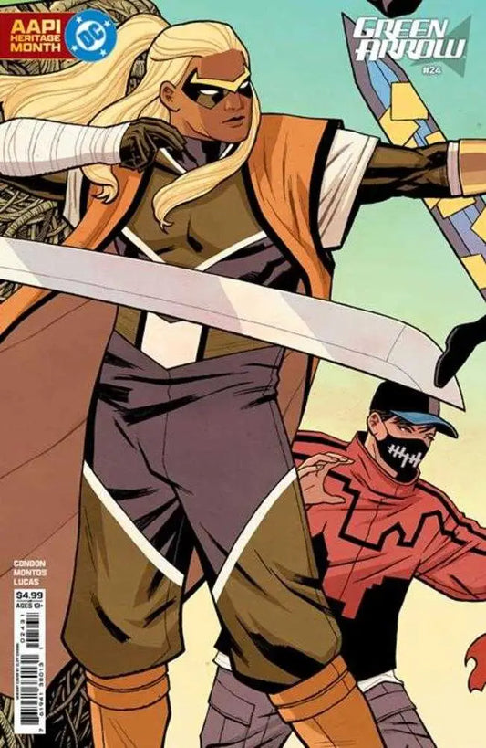 Comic book cover C Cliff for Green Arrow #24 by Cliff Chiang AAPI Heritage Month Variant