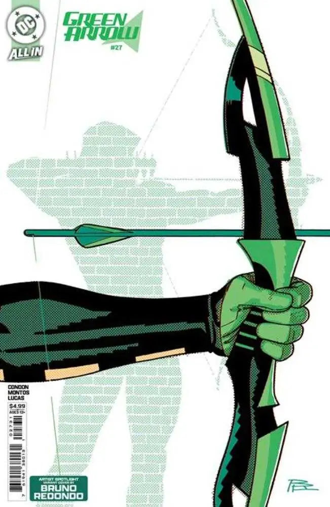 Green Arrow #27 Cover C Bruno Redondo Artist Spotlight Card Stock Variant - Comic Book