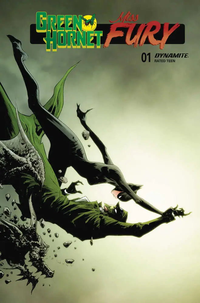 Comic book cover of Green Hornet Miss Fury #1 featuring Lee and Chung artwork