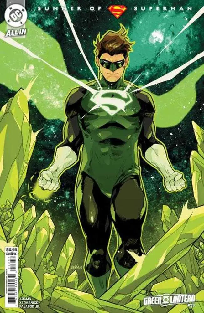 Green Lantern comic book Cover D Karl Kerschl Supersmash-Up Card Stock Variant