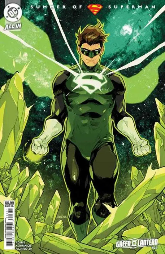 Green Lantern comic book Cover D Karl Kerschl Supersmash-Up Card Stock Variant