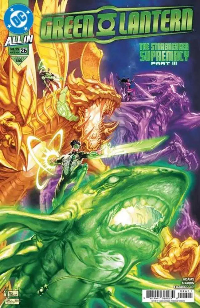 Green Lantern #26 Cover A V Ken Marion Connecting (Starbreaker Supremacy) - Comic Book