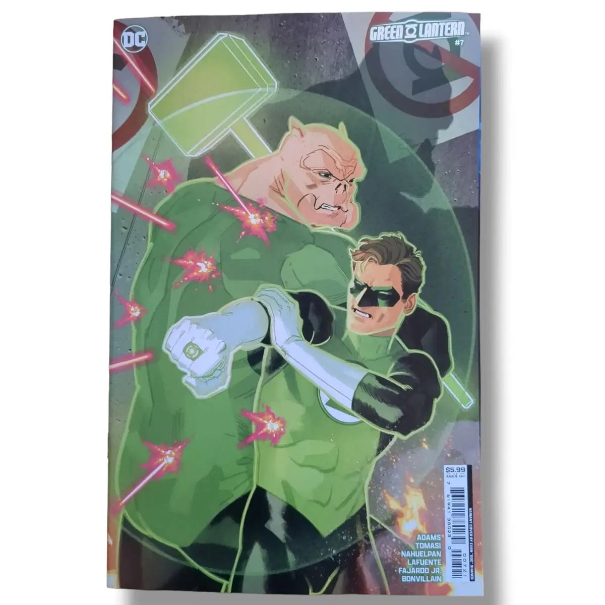 Green Lantern #7 Cover B by Evan Doc Shaner showcasing action and energy constructs