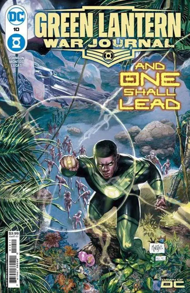 Green Lantern War Journal #10 cover art featuring action-packed Green Lantern character